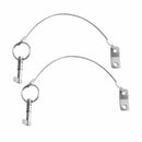 2x Stainless Steel Boat Bimini Top Quick Release Pin with Lanyard OSY