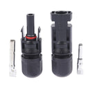 1Pair Solar Connector Solar Solar Plug Cable Connectors for Solar PanelsS Hn