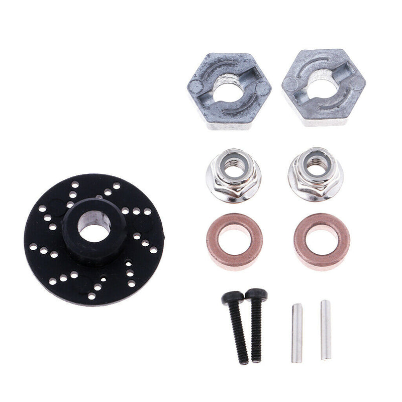 Metal Rear Axle w/ Housing & Gear Box for 1/10 HG P401/P402/P601 Crawler Car