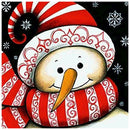 5D DIY Full Round Drill Diamond Painting Snowman Cross Stitch Art (LG333)