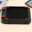 120mm 18 Tubes Computer CPU Water Cooling Radiator Aluminum Cooler Exchanger