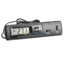 DC1.5V Digital LCD Display Auto Thermometer In Out Clock For Car Home Vehicle