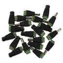 10 pair DC Jack + DC Plug Screw Connector Screw Adapter 2.1 x 5.5 mm