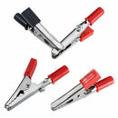 20 Pieces 45 mm Plastic Handle Metal Alligator Clips (Black and Red) C5U2