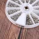 1000pc Small 12 Kinds of Screw Nuts Electronics Assortment Kit A Bj