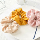 8Pcs Hair Scrunchie Elastic Tie Loop Ring Scrunchy Hairband Accessories