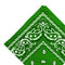 Women Men Novelty Paisley Print Cowboy Bandana Head Wrap Kerchief Green