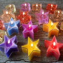 10X Star Square Shaped Tea Light Clear Plastic Cup  DIY Candle Making