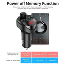 Bluetooth Car Kit MP3 FM Transmitter Music Dual USB Phone Charger Black