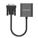 VGA Male to HDMI Female 1080P Video Cord Converter Adapter Cable for HDTV