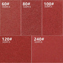 5" Sandpaper 100 Roll Sanding Disc Grit 60/ 80/ 100/ 120 /240 Sand Paper