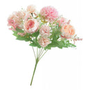 2pcs Vivid Rose Flowers 13in f/ Baby Shower Banquet Decoration No Fading