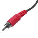 3.5 mm stereo female 2 RCA male AV cable auxiliary audio adapter wire