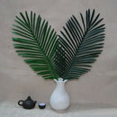 24 Pcs 2 Kinds Tropical Plant Palm Leaves Artificial Palm Leaves Faux Leave K3R7