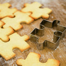 4pcs Stainless Steel Puzzle Piece Cookie Cutter Frame  Cake Mold