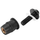 3X(10Pcs/Set M5 Bolts Motorcycle Metric Rubber Well Nuts Windscreen Fairing