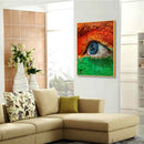 Full Round Diamond Drill DIY Colorful Eye Art Picture Decoration Paint Kit