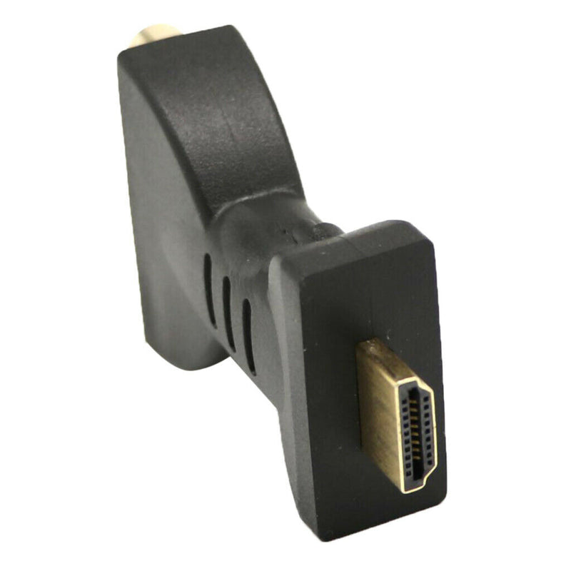 3Pcs Composite HDMI to AV Male to Female Audio Converter for Home Theater