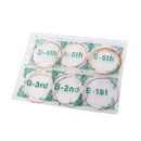Set of 12 DIY Stainless Steel Acoustic Folk Guitar Replacement Strings Clear