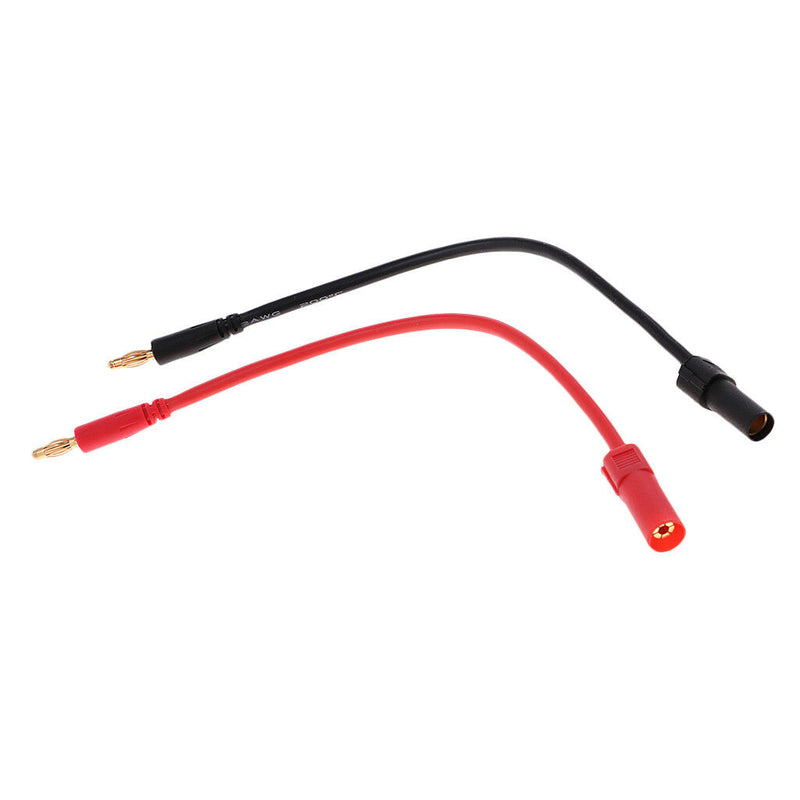 XT150 to Banana Plug Connector with 15cm 12AWG Soft Silicone Cable Lead Wire