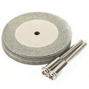 2X(40Mm Diamond Cutting Wheel Cut Off Discs Coated Rotary Tools With 2Pack