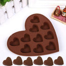 Heart Shape Silicone Cake Mold DIY-Chocolate Soap Molds Cake Form Decoratin U2J5