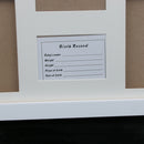 Boys and Girls Photo Frame Kit DIY Handprint Picture Album - Blue