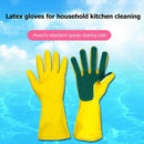 Reusable Household Cleaning Rubber Gloves Kitchen Dish Washing Scouring Pad