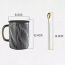 Creative Couple With Lid And Spoon Couple Cup Mugs Phnom Penh Handle Mug Of