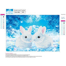 5D Diamond Rabbit Painting DIY Mosaic Cross Stitch Home Embroidery Decor
