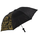 Portable Creative Fashion Three Folding Wine Bottle Sun-rain Umbrella(Black Q8Y1