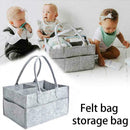 Portable Baby Diaper Organizer Caddy Felt Changing Carrier Nappy Storage X6X0