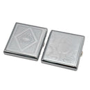 Stainless Steel Cigarette Case Fashion Yn613 Embossed Metal Cigarette Case~