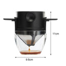 Reusable Coffee Filter Cup Portable Stainless Steel Drip Coffee Tea Holder
