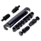 Electric Guitar Saddle Bridge Set Studs For 6-String LP Black