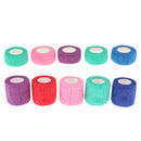 Pet Puppy Cat Vet Tape Anti-Bite Self-Adhesive Bandage Elastic, Pack of 10, Rand