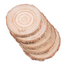 5pcs 9-10cm Blank Natural Wood Slices Circles Log Discs for Drawing DIY Craft
