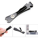 Stainless Steel Fly Fishing Nipper With Knot Tying Tool LineNipper--6.5cmBlackTU