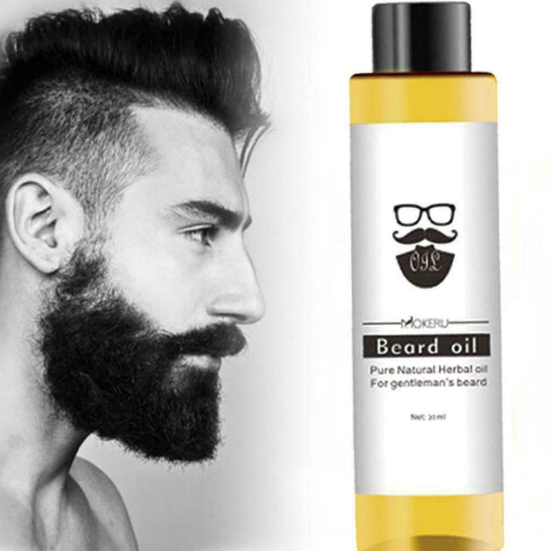 Mokeru 100% Organic Beard Oil Hair loss Products Spray Beard Growth 30ml I3L9