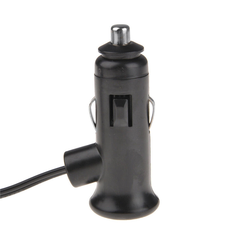Durable Dual USB Port Car Charger 2 Sockets Cigarette Lighter Cup Holder Adapter