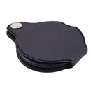 4X Round Shape Foldable Pocket Spiegel Magnifying Glass Black T9H5
