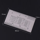 Steel String Action Gauge Ruler Guide Setup Measuring Luthier for Guitar BassMO