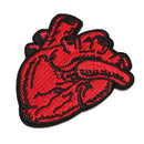 Embroidered Heart Love Sew On Iron On Patch Badge Dress Fabric Craft Trans BX
