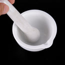 6 ml porcelain pestle and mortar mixing bowls polished game white   FE FT