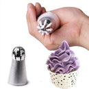 3PCS Pastry Cake Decorating Nozzles Tips Set Kit for Icing Piping Bag Tool B7G6