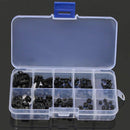 150pcs M2 M2.5 M3 M4 M5 Nylon Hex Screw Bolt Nut Standoff Spacer Assortment Kit