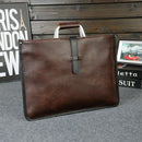 Men Leather Briefcase Business Laptop Bag Attache Messenger Portfolio Bags
