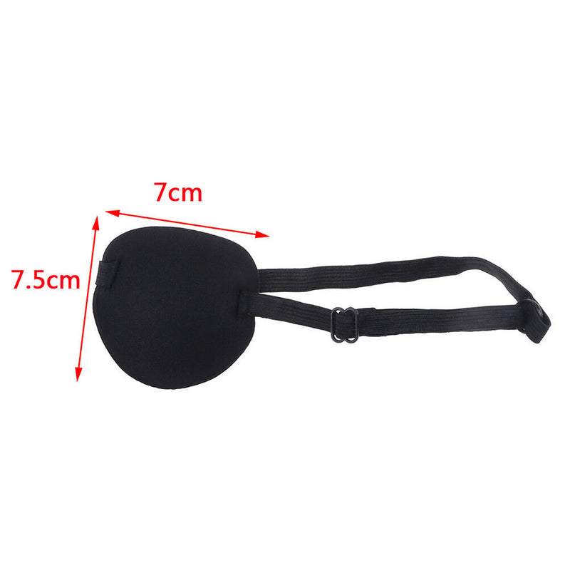 Concave eye patch goggles foam groove washable eyeshades adjustable strap ran Kw