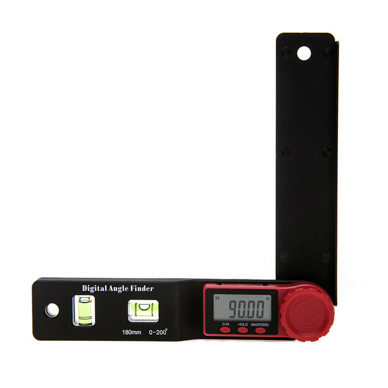 180mm Digital Protractor Angle Finder Electronic Level Gauge Measurement Tools