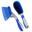 2-Pack Wheel Brush Hub Brush For Car, Auto Short Handle Tire Cleaning Brush